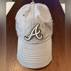 47 Brand Gray Baseball Cap with Embroidered Accents‎